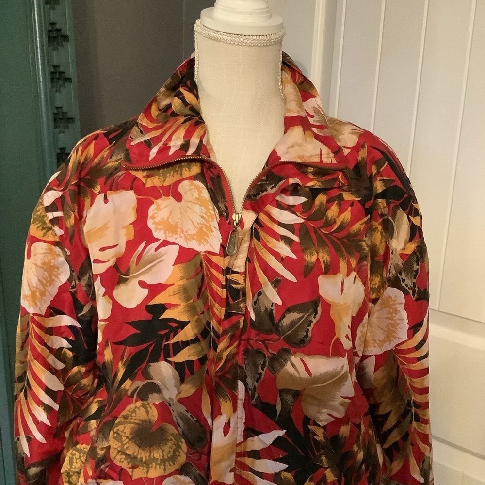 Fuda International‎ Floral Silk Women's Jacket - Picture 3 of 9